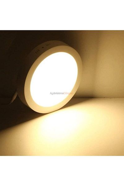 Cata 18 Watt White Case Daylight Surface Mounted Round Led Panel (ct-5233)
