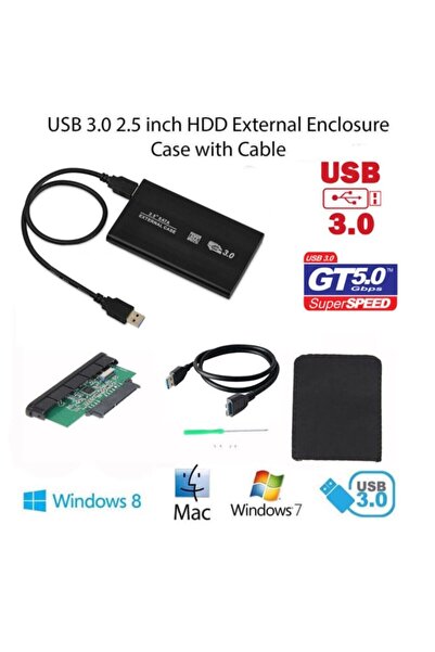 OEM 2.5 Hdd Kutusu Usb 3.0 Harddisk Kutusu - Micro Usb 3.0 Giriş