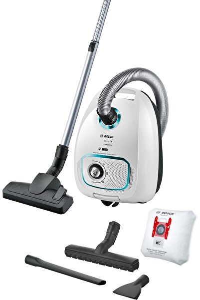 Bosch Serie | 4 Toz Torbalı Süpürge Prohygienic Beyaz Bgbs4hyg1-