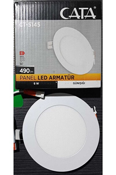 Cata Ct-5145 6w Led Panel Armatür Gün Işığı