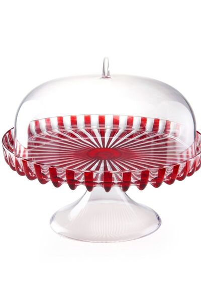 GUZZİNİ Dolce Vita Ayaklı Kek Standı 31 cm Kırmızı