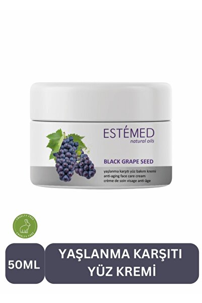 ESTEMED كريم الوجه - مضاد للشيخوخة، بذور العنب الأسود، 50 مل كريم وجه مضاد لل...