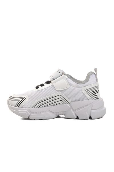 AYAKMOD Pantofi sport pentru copii A-36-P - alb și negru