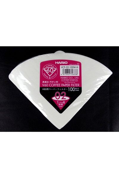 Hario V60-02 Model 100 Pieces Coffee Filter Paper