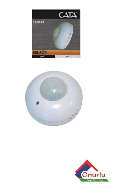 Cata Ct-9243 360' Tavan Sensörü Sıva Üstü