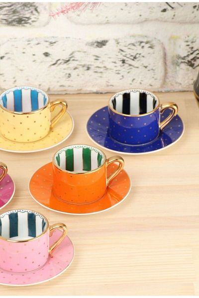 Kosova Colorful Coffee Cup Set of 6