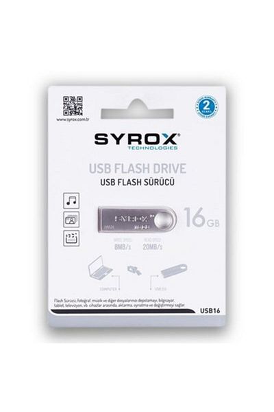Syrox Um16 16gb Metal Case Usb