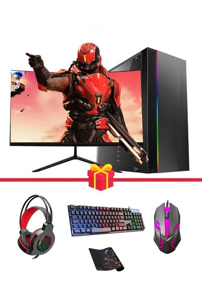 RAMTECH BİLGİSAYAR Dg214 Plus I5-4570 16gb Ram 256gb Ssd 4gb Ekran Kartı 23.8 Oyuncu Pc