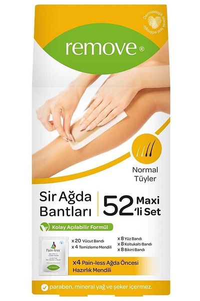 remove 52 Pack Waxing Strips for Normal Hair - WNSHPTZT1003855