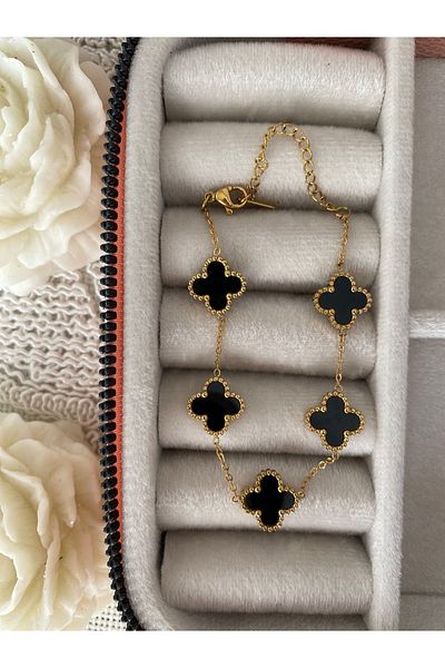 stainles steel Black Gold Steel Bracelet
