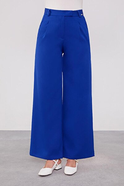 Levidor Saks Hidden Button Fabric Trousers