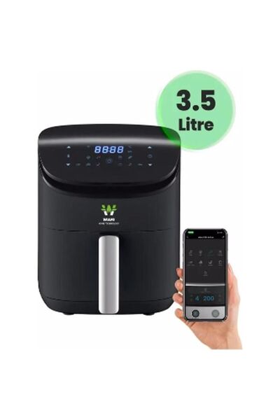 WİAMi Wiami Airfryer 3.5 lt Siyah Yağsız Fritöz