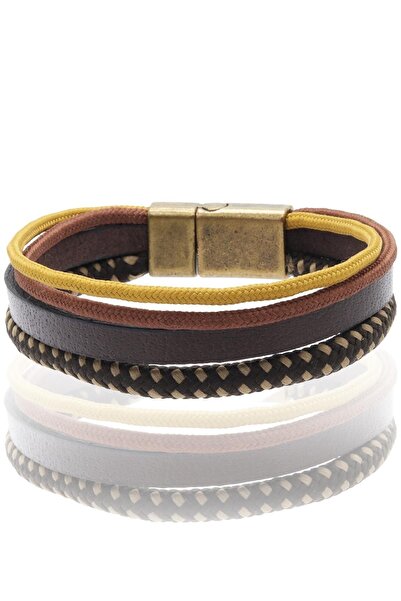 LABALABA MEN'S COMBINED LEATHER BRACELET