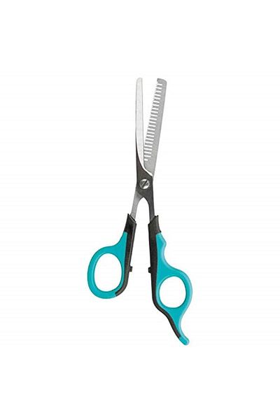 Trixie 18Cm Modern Single Size Dog Feather Thinning Hairdresser Scissors
