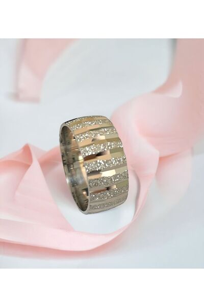 Alyans Gümüş Evi 8 Mm Alyans
