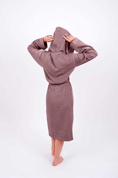 VELROBE رداء حمام كبير الحجم بغطاء للرأس للكبار