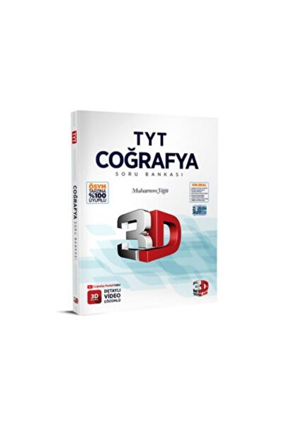 3D Yayınları 2025 TYT Coğrafya Soru Bankası 3D Yayınları Ayraç Hediye