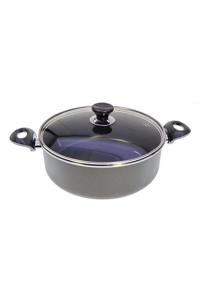 Mehtap 24 Cm Onyx Double Sided Teflon Pot