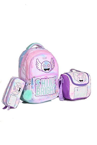 MUGGLE 9106 Shine Bright Okul Sırt Çantası 3'Lü Set
