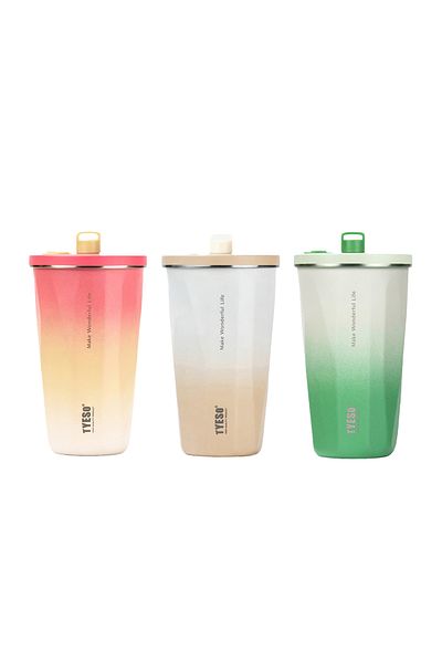 Tyeso Candy 3-Piece Vacuum Thermos Set