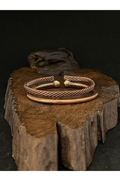 Rupen Kraft سوار نحاسي قابل للتعديل للجنسين - نحاس 100%، آمن، ملتوي ومصنوع يد...