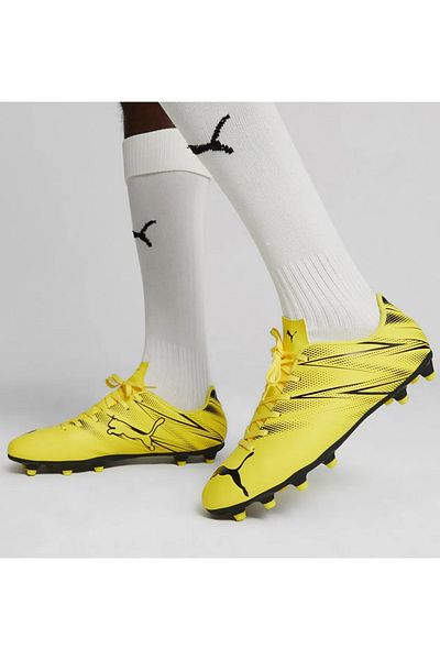 Puma Attacanto Fg/Ag Men's Grass Floor Football Shoes Yellow