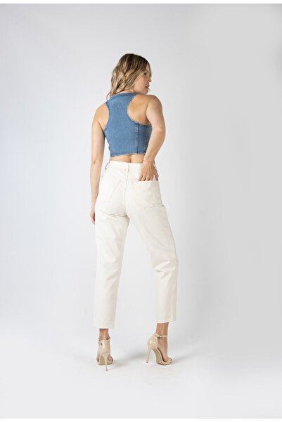 Kutaf Mom Kalıp ίσιο τζιν τζιν