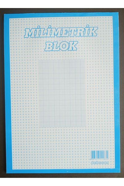 DEFTERSAN Bloc milimetric A4 36 coli 2 buc