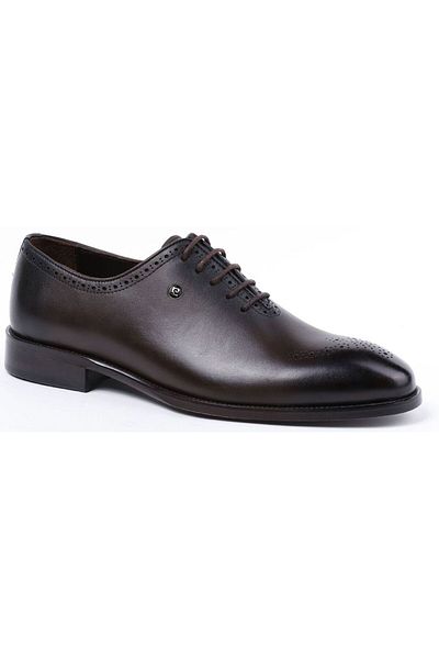 Pierre Cardin 4639 Μοντέλο Neolit ​​Σόλα Καφέ Ανδρικά Παπούτσια - Με κορδόνια