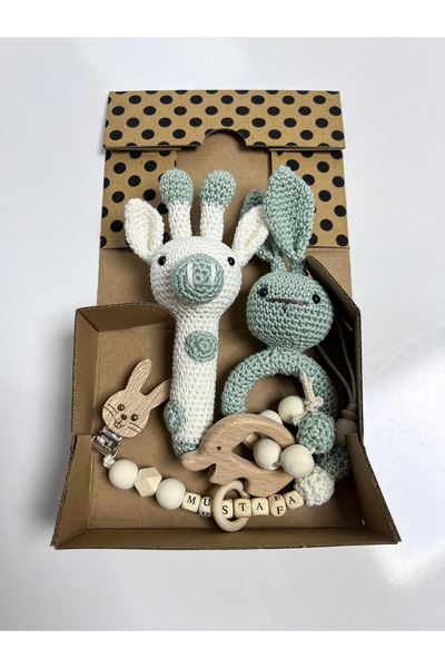 pelly wood baby مجموعة هدايا الطفل العضوية