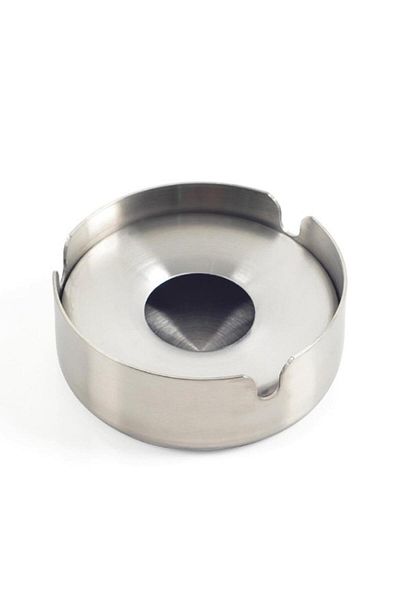 ÖZBİR Özbir Ashtray - 8 cm Small Round Ash Tray with Chrome Inner Cover