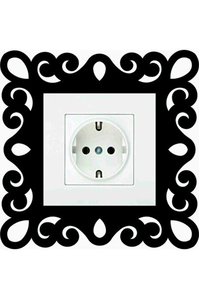 SEPET42 Prizlik Desenli Duvar Priz Süsü 15x15