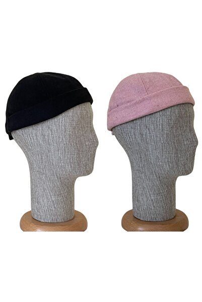 Rupen Kraft 2 Lİ Kombin Kışlık Kaşe Cap Ayarlanabilir Docker Şapka Kışlık Tak...