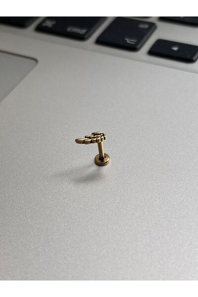 Rupen Kraft 316 Cerrahi Çelik Tragus Helix Kıkırdak Conch Minimal Melek Kanad...