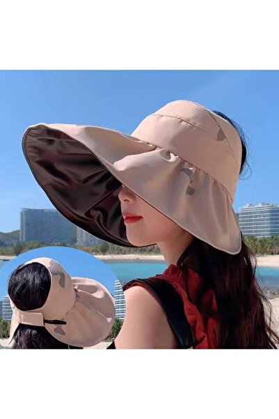 Rupen Kraft Pălărie cu vizor pliabilă ultra-largă, cu protecție solară comple...