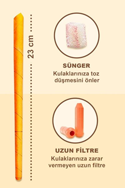 ALFAGİFT Kulak Temizleme Mumu 5 Çift (10 ADET)
