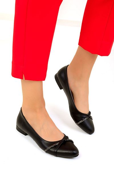 SOHO 19414 Model Black Women's Ballerinas