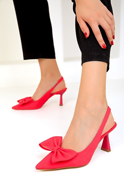 SOHO Fukszia szatén női klasszikus sarkú cipő - 19425