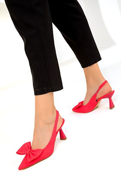 SOHO Fukszia szatén női klasszikus sarkú cipő - 19425