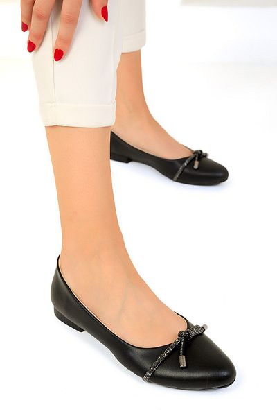 SOHO Women's Black Ballerinas - Model 19415