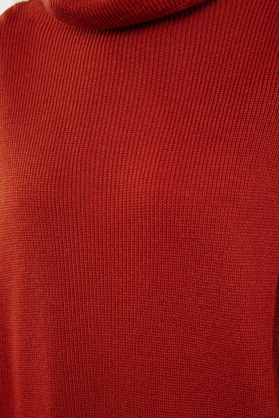 Trendyol Collection Μίνι πλεκτό φόρεμα πλακιδίων φαρδιά εφαρμογή - TWOAW23EL00026