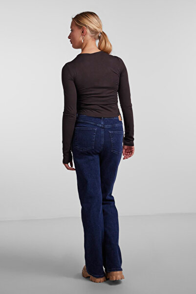 PIECES 17126326 Tričko černé