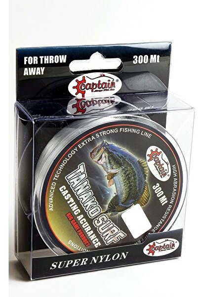 CAPTAIN تاناكو سيرف مع علاقة شفافة 300 متر - 0,40 ملم 18,20 كجم