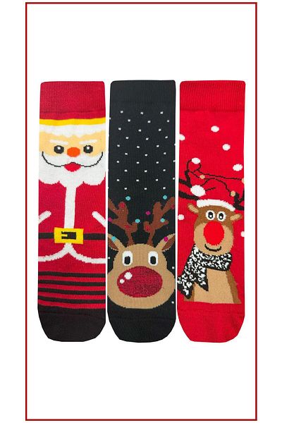 Niket Life 3 Pack New Year's Special Children's Socks