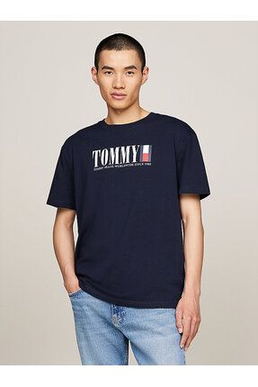 Tommy hilfiger cn ss tee logo flag discount