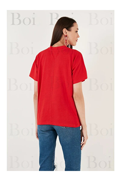 Boi White Oversize Crew Neck Unisex T-shirt