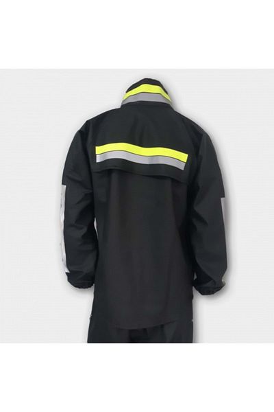 nisantekstil Απριλίου Khaki Green Motorized Courier Suit - 320 Denier, XL Seamless, Δύο Τεμάχια - Ανακλαστικό