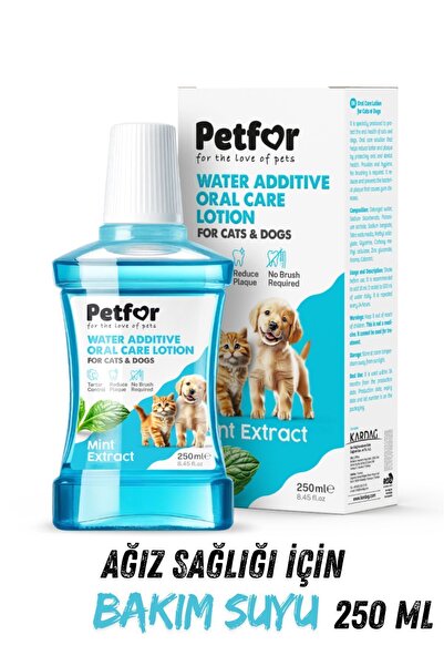 Petfor Kedi ve Köpekler Ağız Bakım Losyonu 250 ML