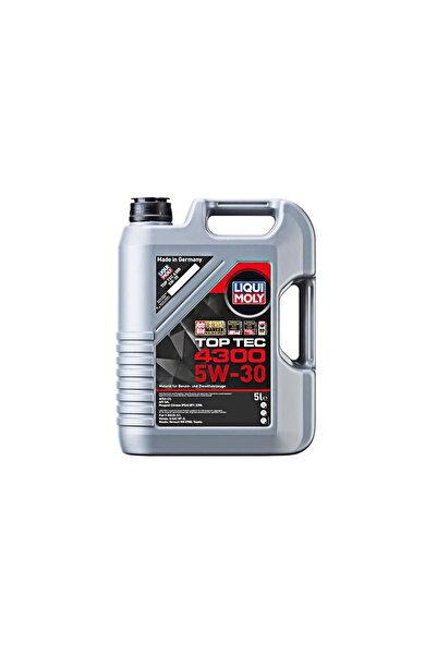 Liqui Moly 5w30 Tam Sentetik Top Tec 4300 5 Litre Motor Yağı 2324