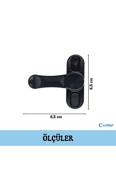 Evene قفل أمان نافذة أنثراسايت قفل ضد السرقة للأطفال قفل معدني قابل للسحب قطعة واحدة